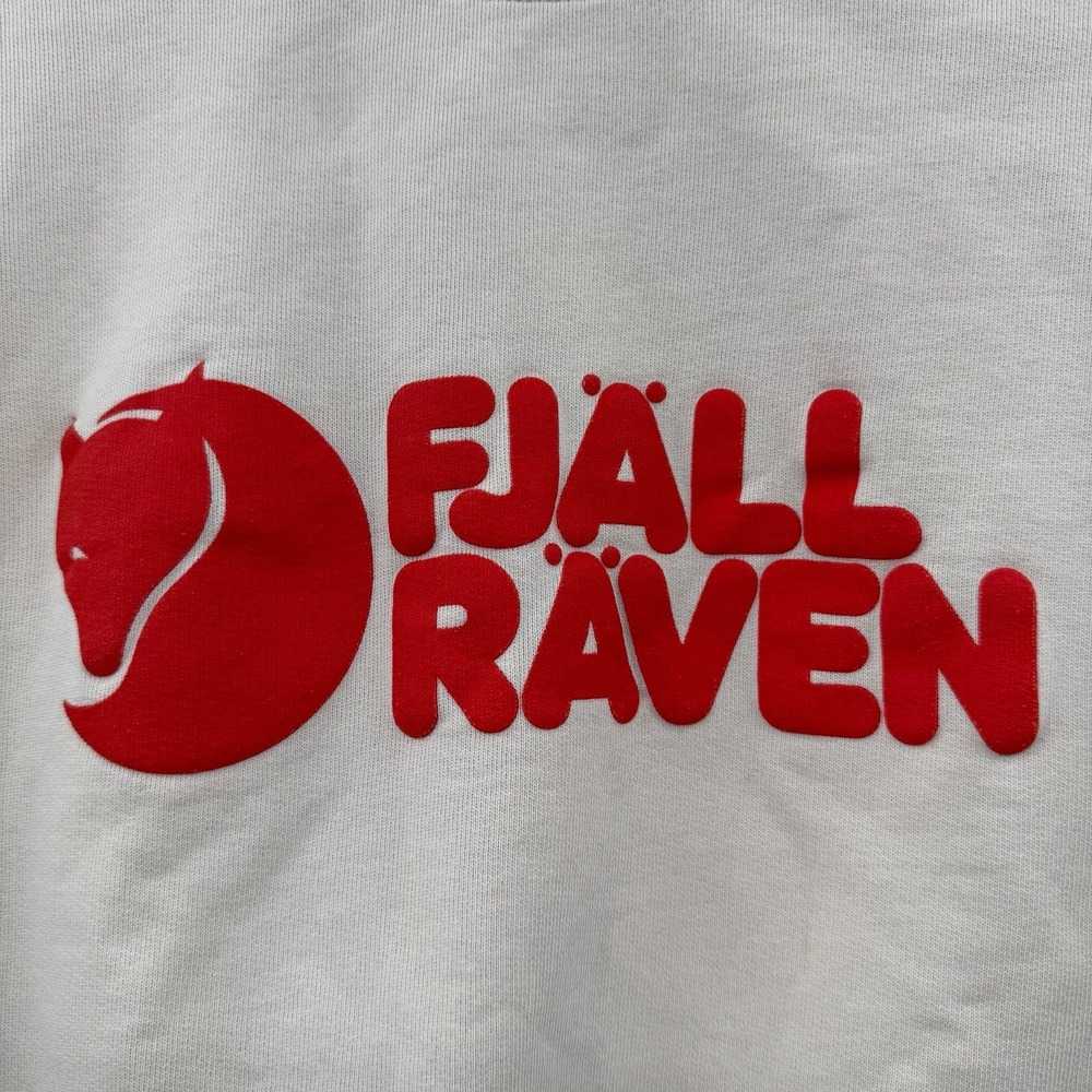 Fjallraven Logo Sweater Sweatshirt Crewneck Pullover Women's Medium - Picture 2 of 8